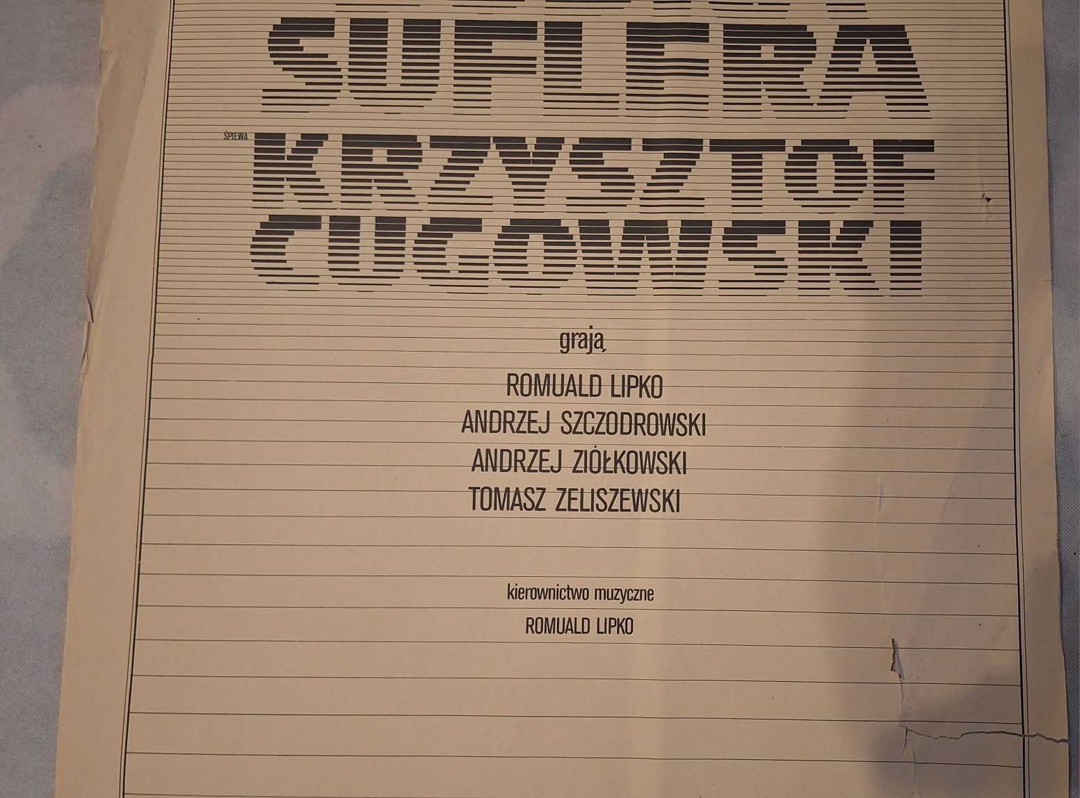 Plakat Budka Suflera Krzysztof Cugowski