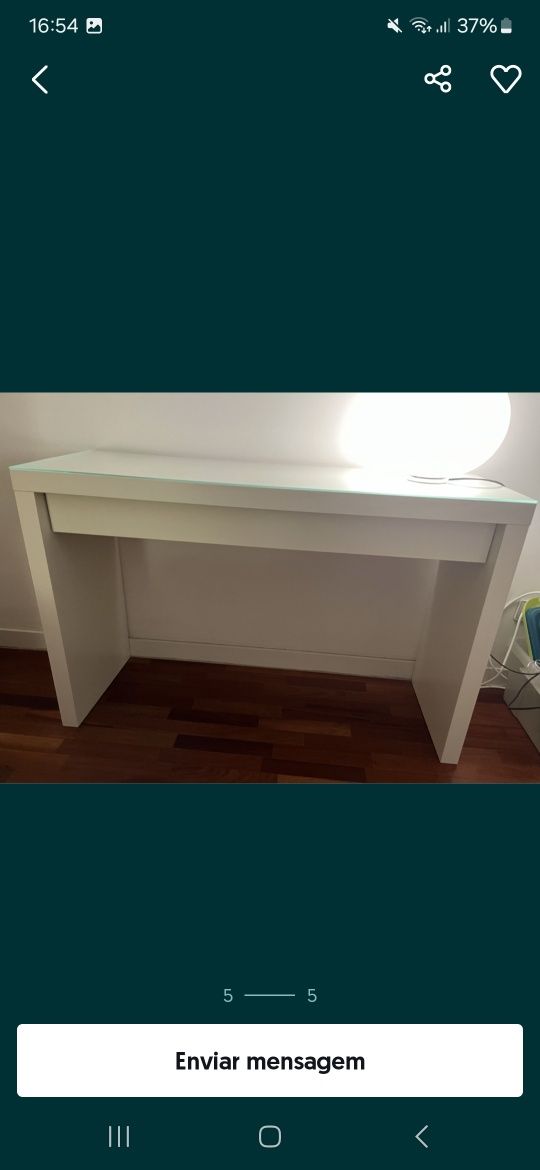 Toucador e cadeira ikea malm