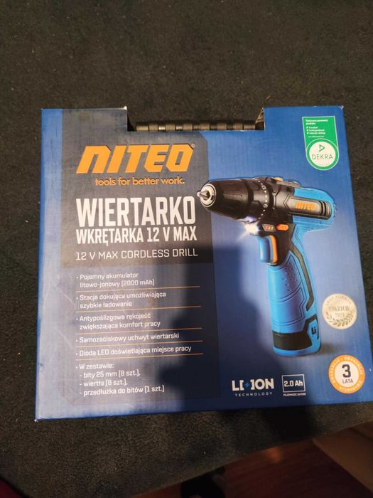 Wiertarkowkrętarka Akumulatorowa Niteo