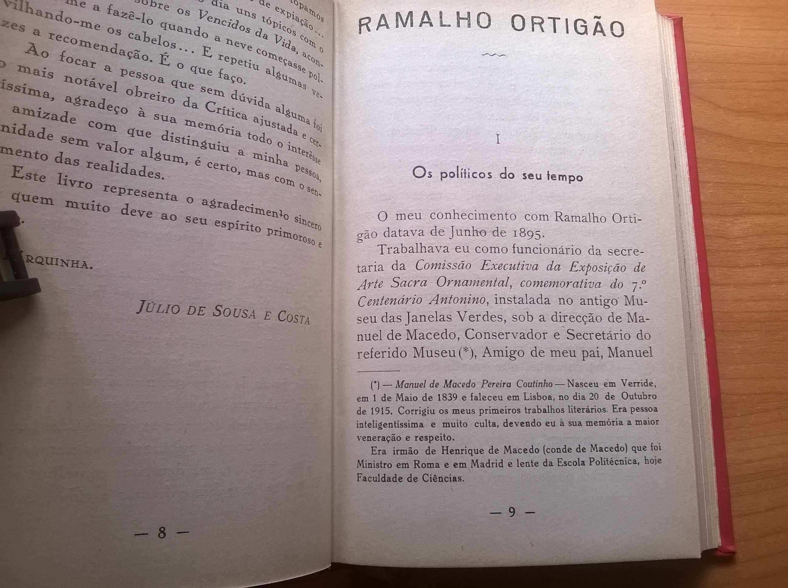 Ramalho Ortigão (memórias do seu tempo) - Júlio de Sousa e Costa