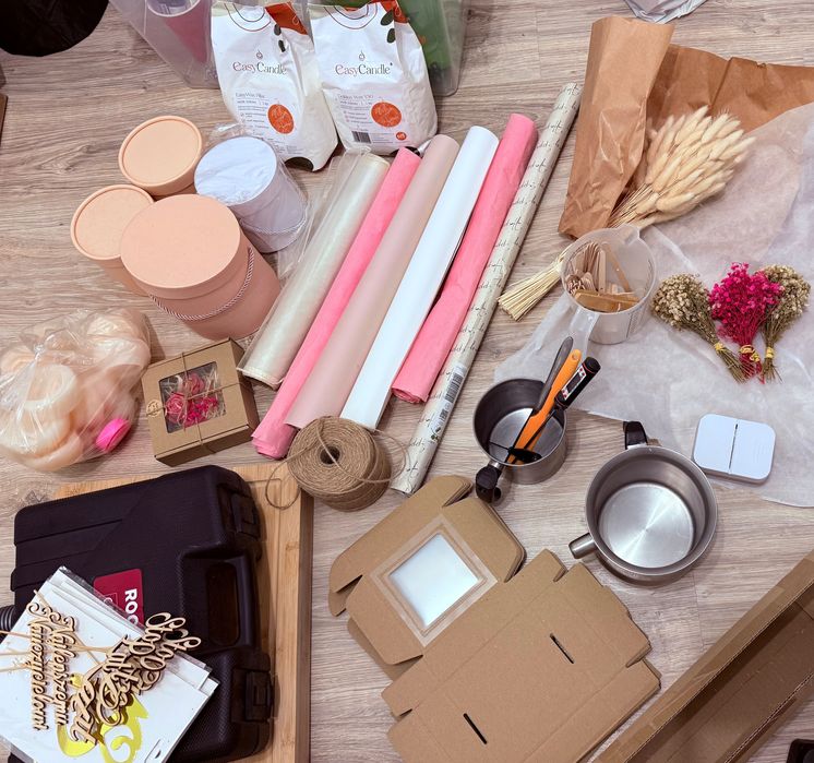 zestaw do  świec sojowych