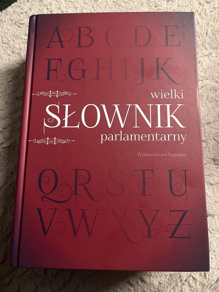 Nowa książka Wielki słownik parlamentarny, Jarosław Szymanek