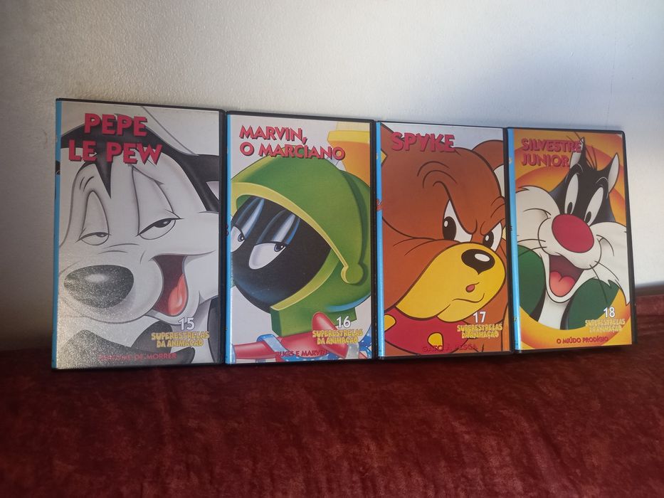 Cassetes de video vhs desenho animados antigos