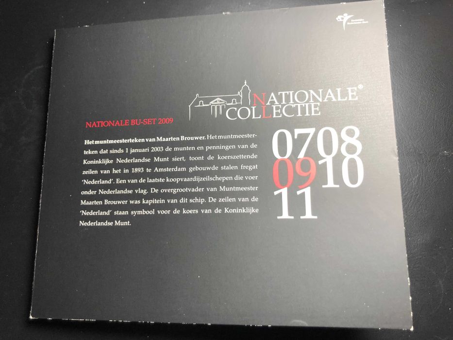 Set Anual Euros Holanda 2009 UNC em Livro