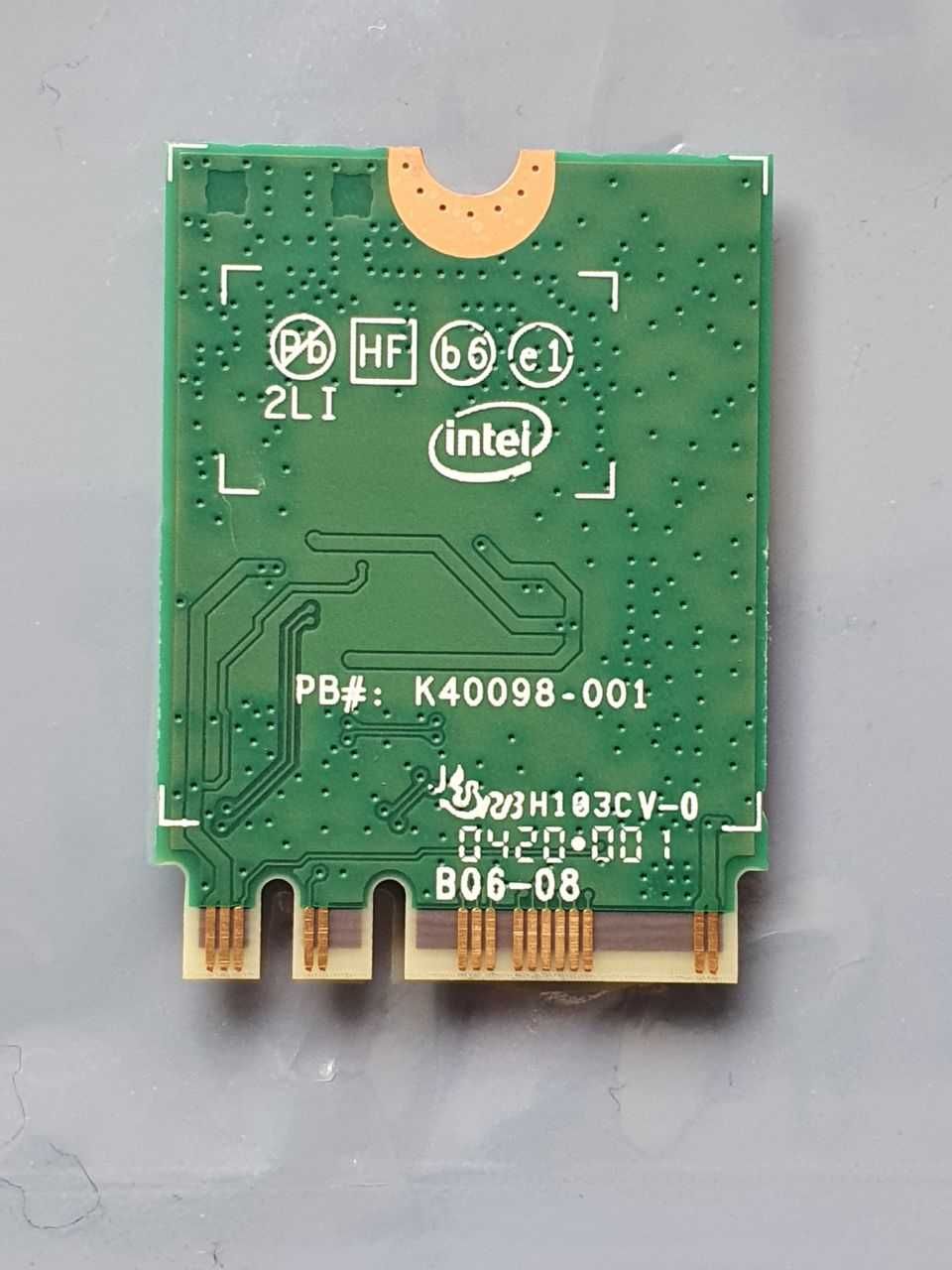 Wi-Fi адаптер Бездротова мережева карта INTEL AX200NGW