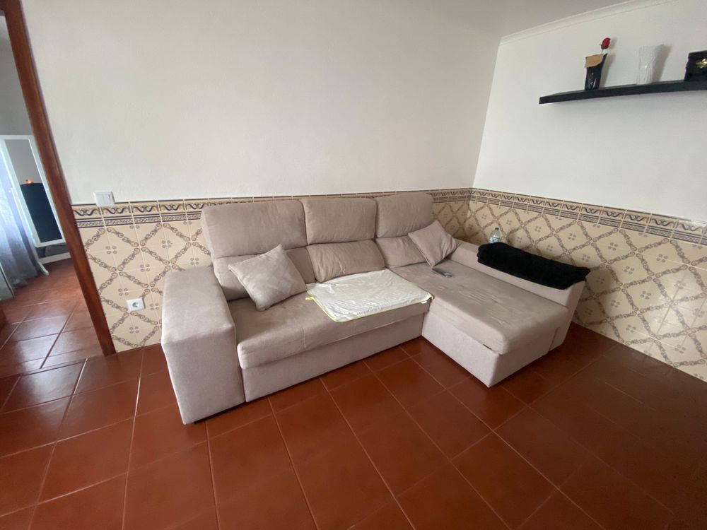 Sofa de Dois Lugares mais Chaise Lounge