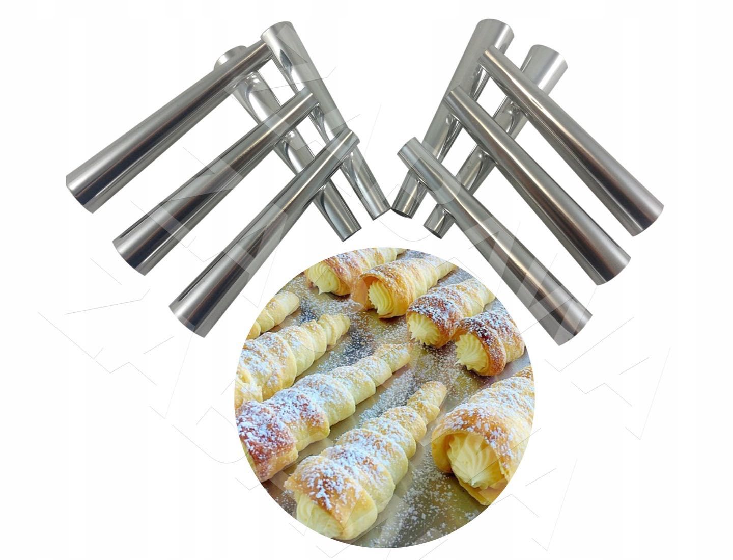 Foremki rurki do ciastek rurek z kremem cannoli xxl 20 szt 12cm #12