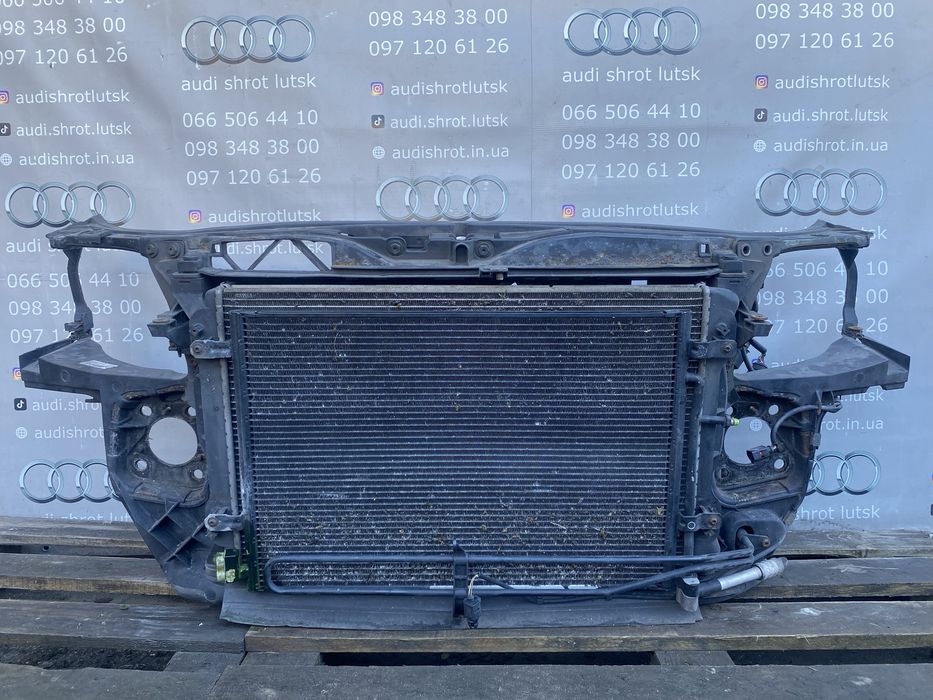 Передня панель радіаторів Audi A4 B7 1.9 TDI в зборі телевізор