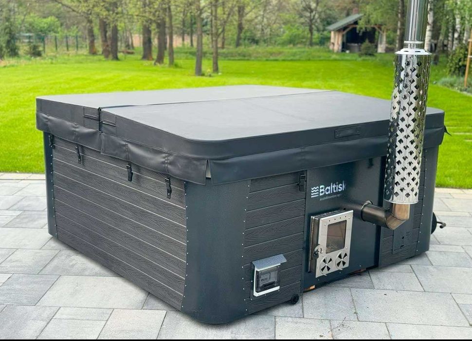 Jacuzzi ogrodowe balia kwadratowa spa hot tub wanna QuadraZen NOWOŚĆ