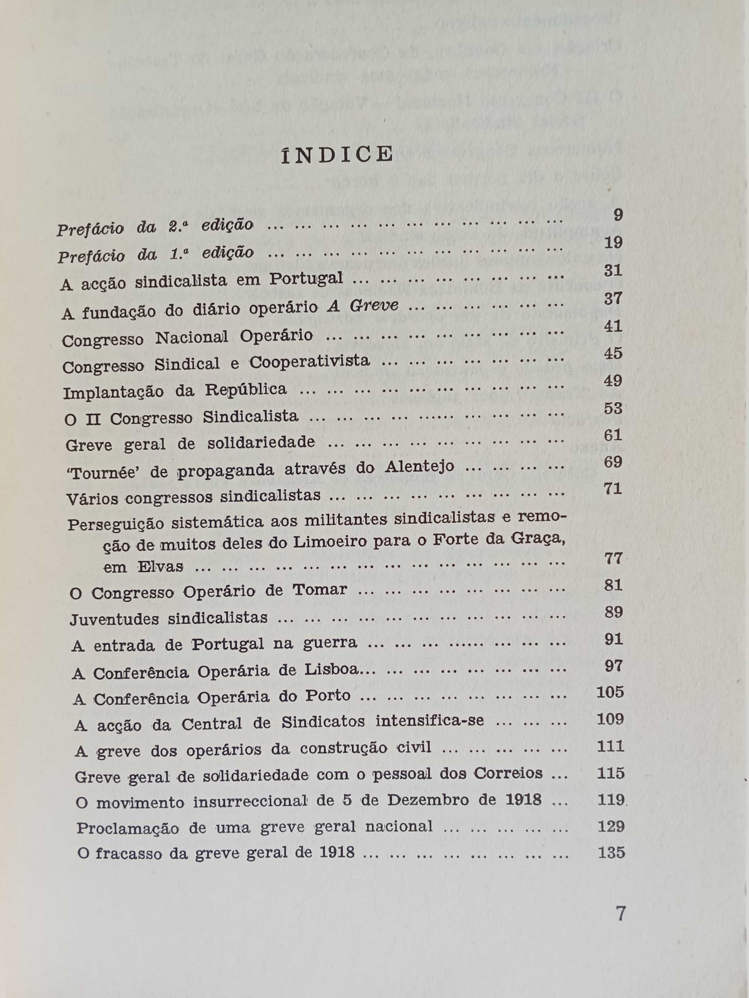 Alexandre Vieira - Para a história do Sindicalismo em Portugal