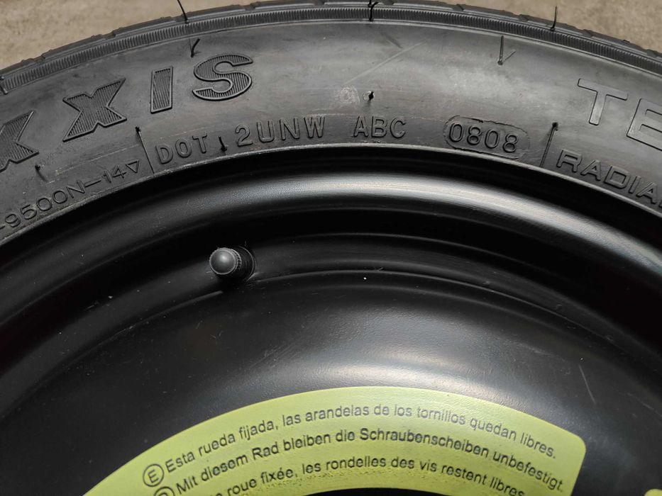 Koło Dojazdowe Dojazdówka 125/80 r15 Et15 Citroen Peugeot 4x108