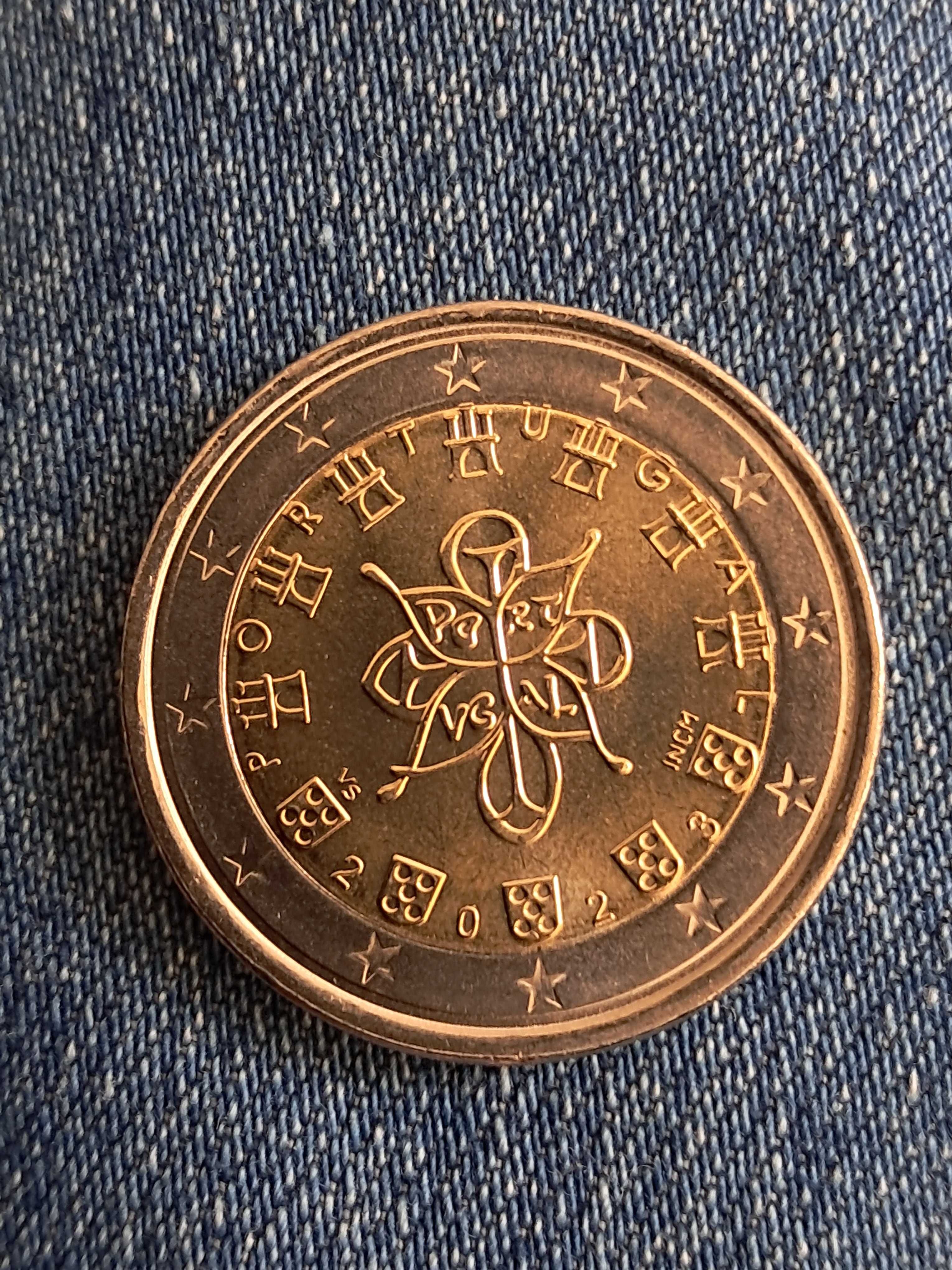 Moeda 2 euros nova!! Com erro