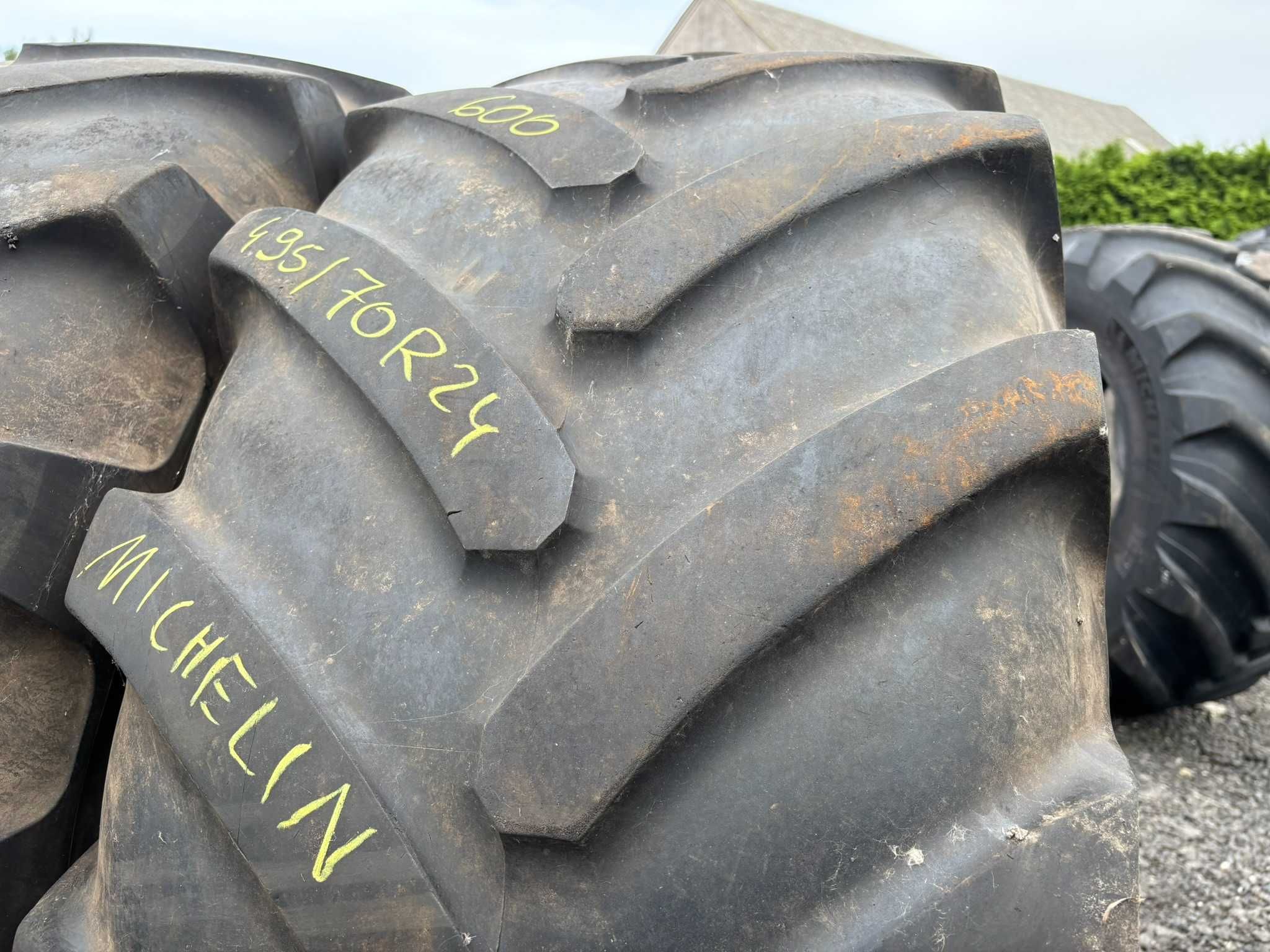 Opona Opony Rolnicze 495/70R24 MICHELIN XM 47 155G SPRAWDZONE CAŁE!