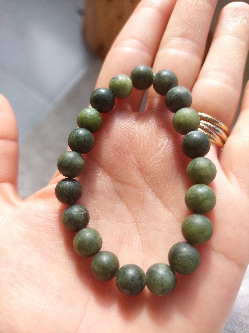 Pulseira de Jade Natureza 8mm