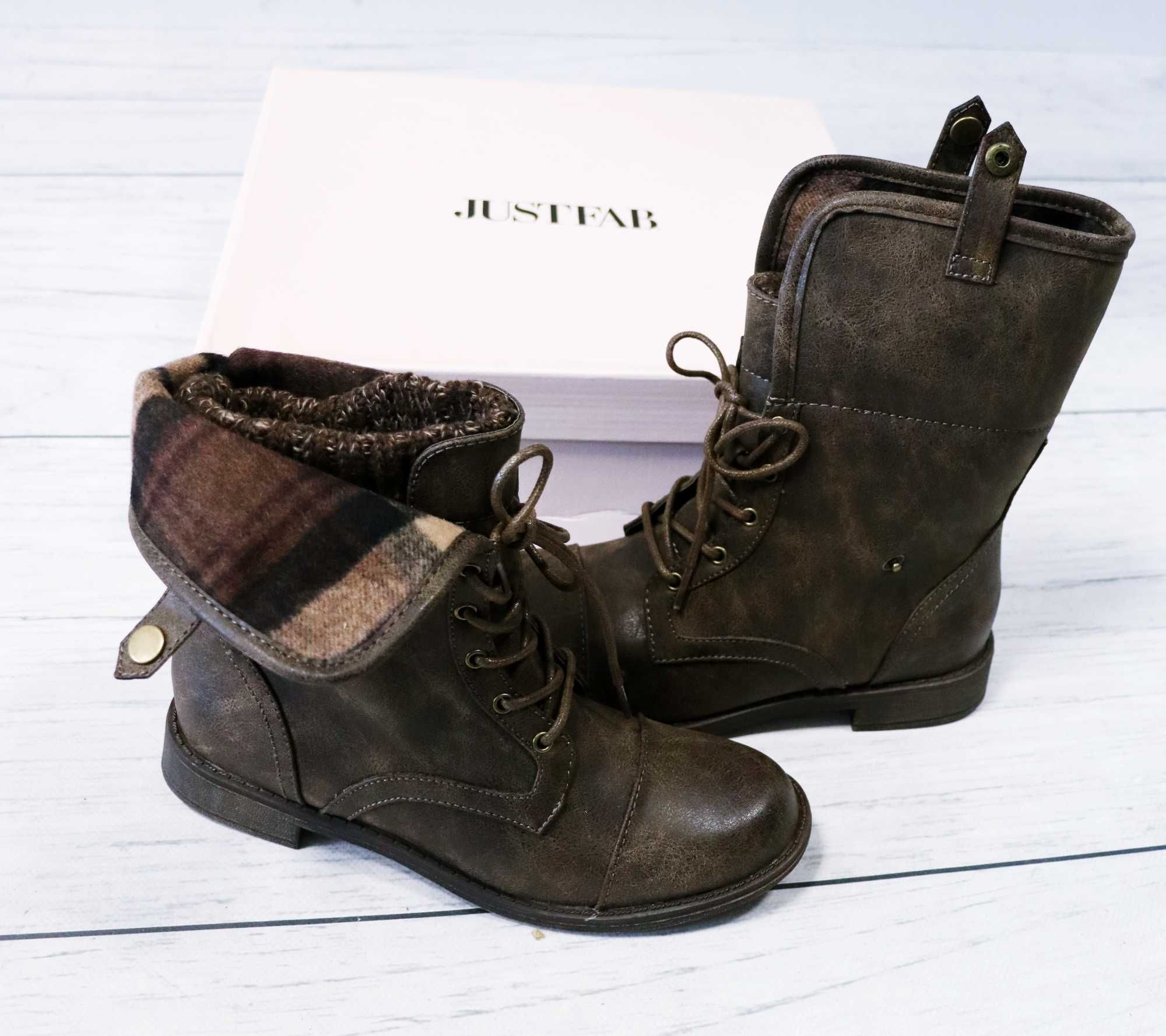 Nowe botki JustFab 'Elenora' r. 37,5