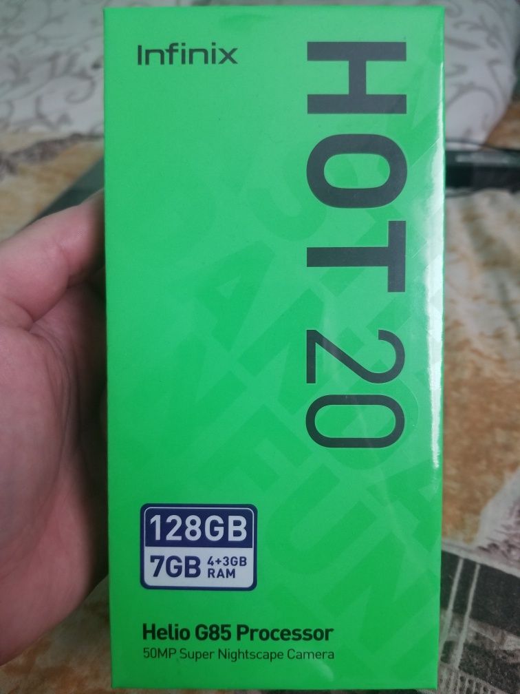 Смартфон Infinix HOT 20 4/128gb blue