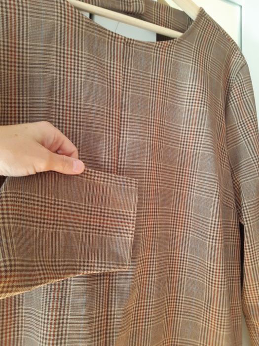 Kombinezon krótki w kratkę