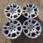 Диски железные, стальные + колпаки R17 5x120 BMW БМВ 4шт.