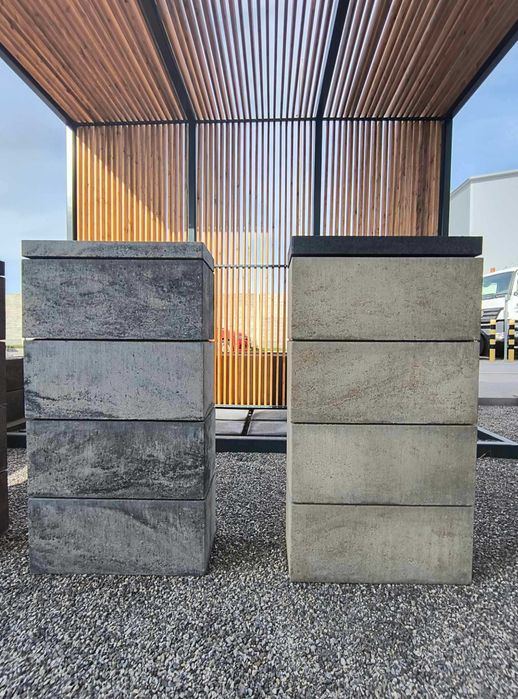 Pustak ogrodzeniowy PALERMO colormix 20 x 22 x 50 cm BRUKDOM / Lublin