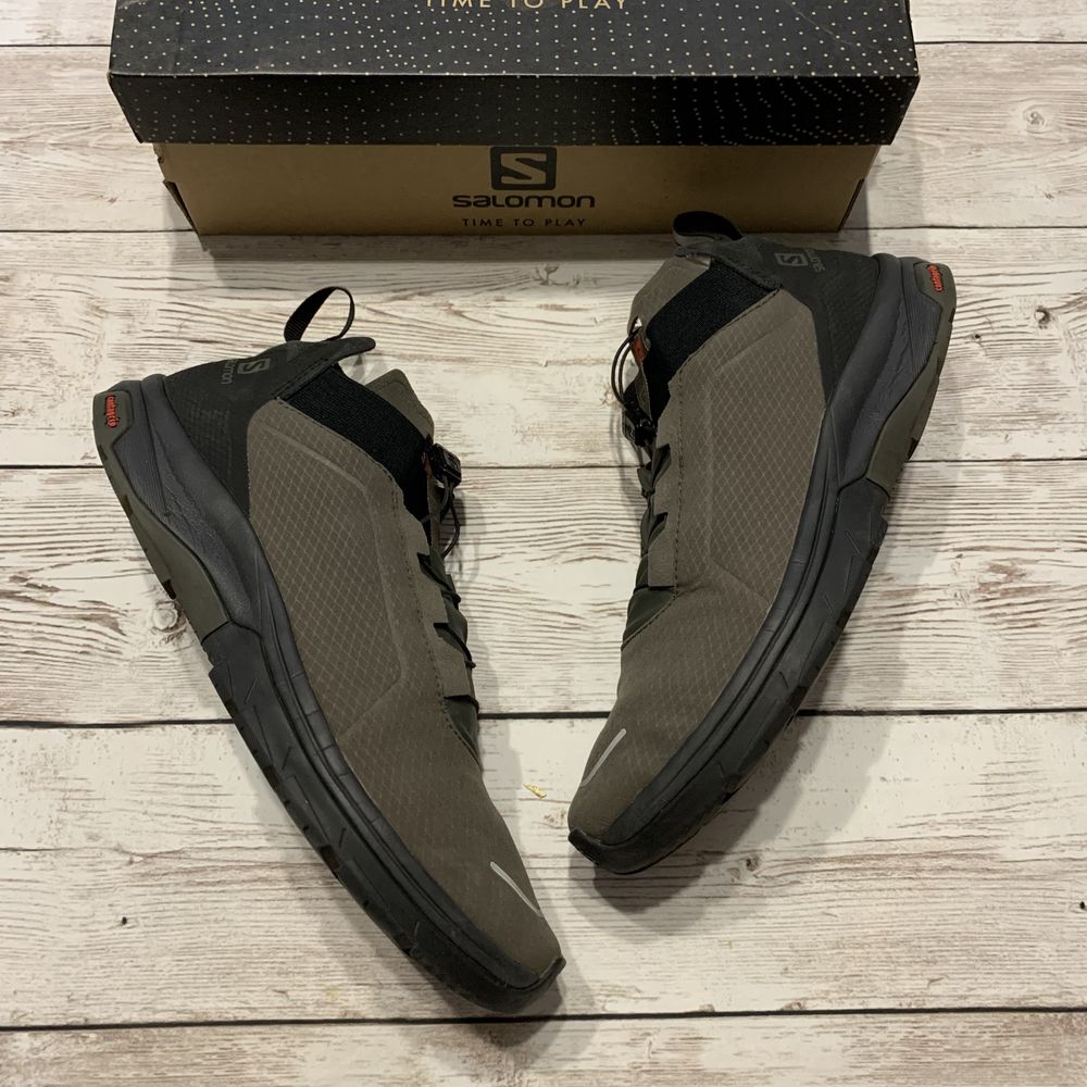 Ботинки кроссовки Salomon T-Muter WR Beluga Black Outdoor Gorpcore Acg
