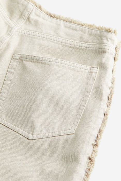 Baggy low jeans H&M z postrzępionymi brzegami. Nowe wyprzedane TANIEJ!