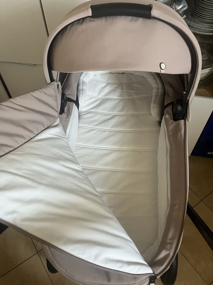 Wózek głęboki cybex priam 4.0 rose gold cozy beige