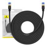 Kabel Sieciowy Baseus Kat.7 10Gbps 10M Ethernet Rj45 Czarny