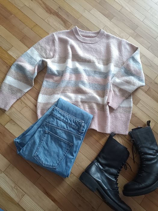 Sweterek w paski Tu XXL/XXXL