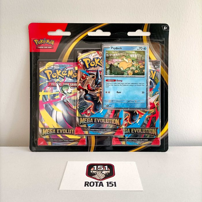 Pokémon TCG Mega Evolution 3-Pack Blister