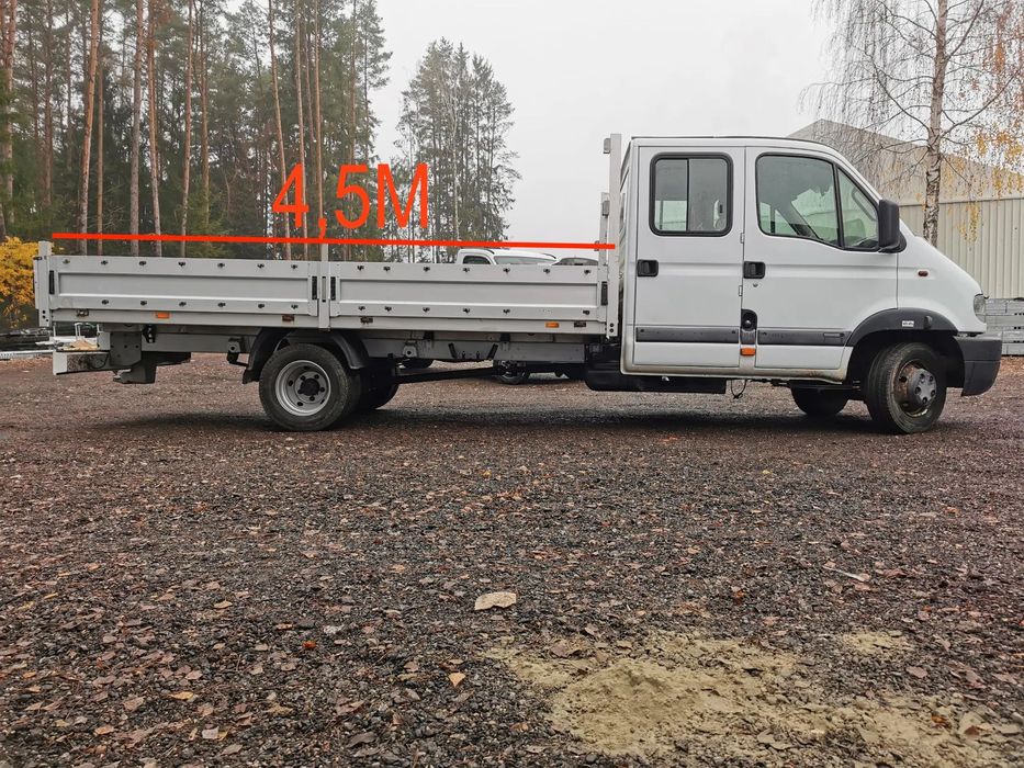 Renault Mascott 2,8 kat. B 3,5t bliźniak DOKA paka 4,5m Daily Master DŁUGI ROZSTAW  Renault Mascott 2,8 kat. B 3,5t bliźniak paka 5,7m Daily Master