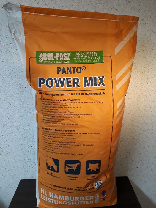 Tłuszcz chroniony energia dla krów Panto Power Mix