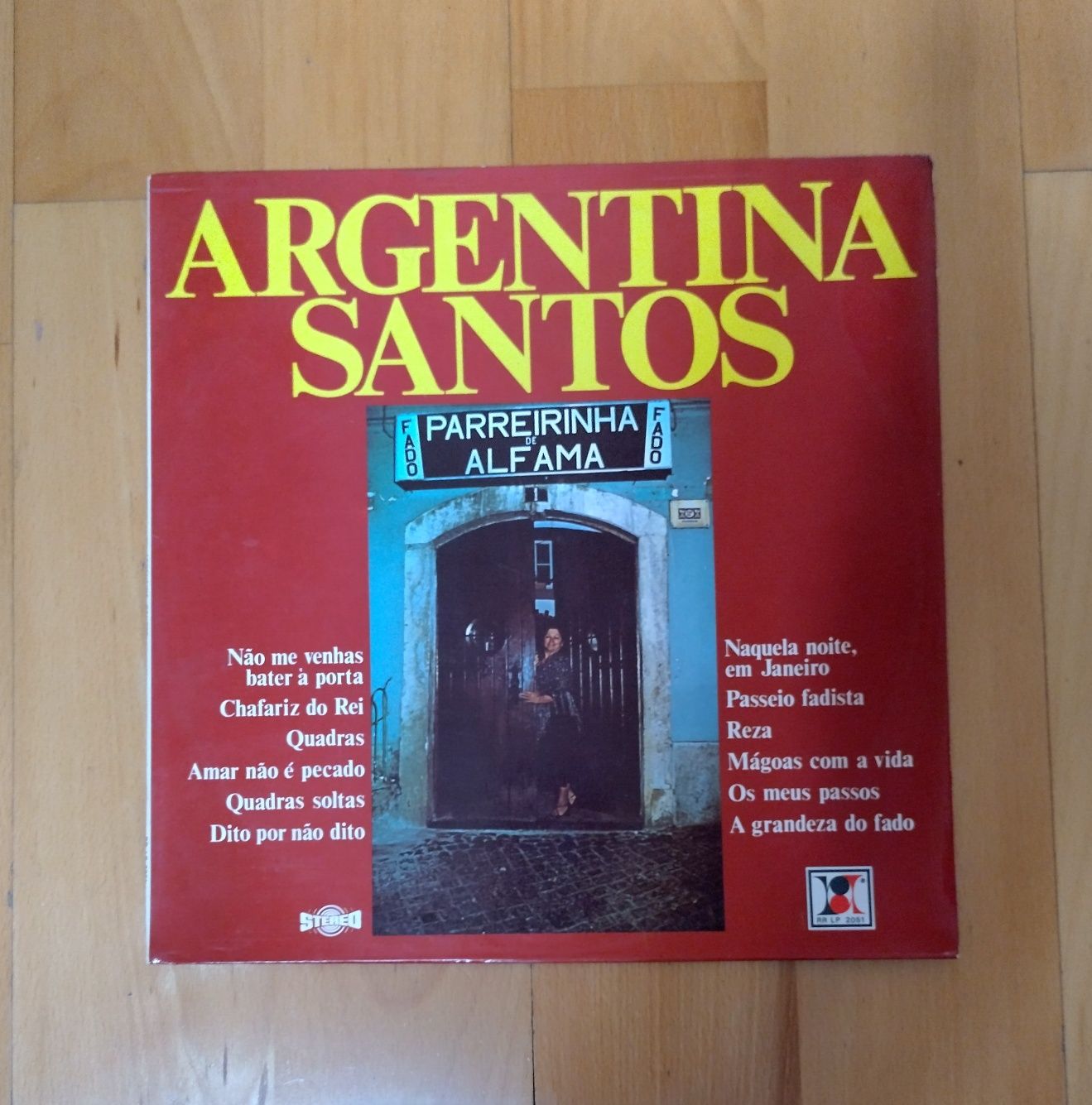 Argentina Santos 'Parreirinha Alfama ' LP 33 vinil autografado