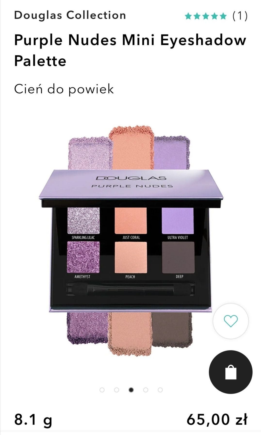 Cienie, cień do powiek Douglas PURPLE NUDES