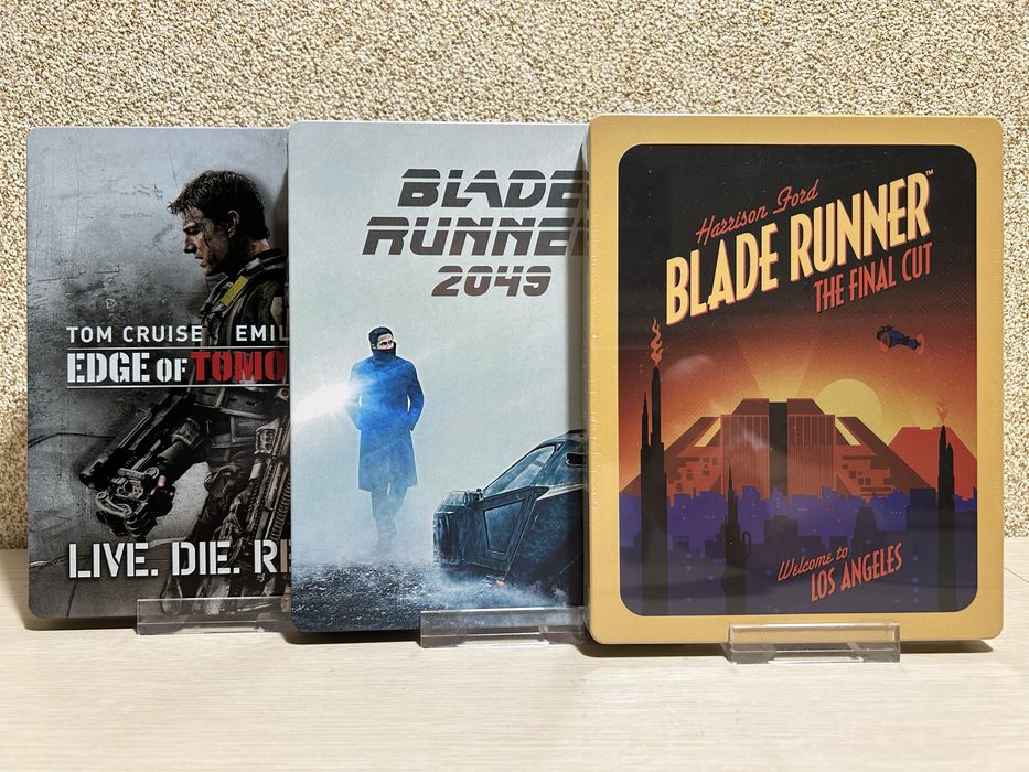 Steelbook Blu-ray Blade Runner 1-2/Из машины/Люси/Кристина с переводом