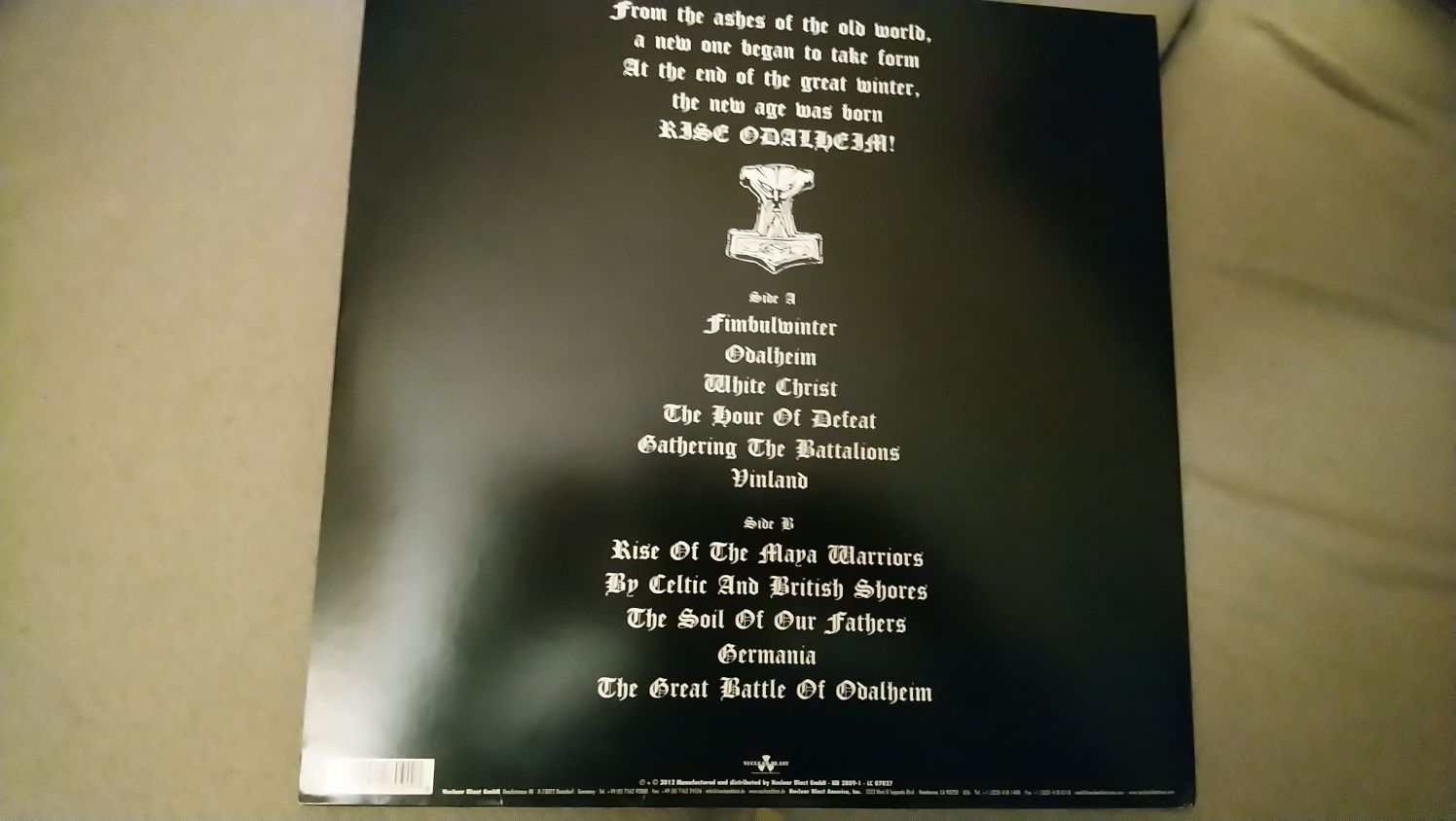Unleashed Odalheim LP Gatefold NM