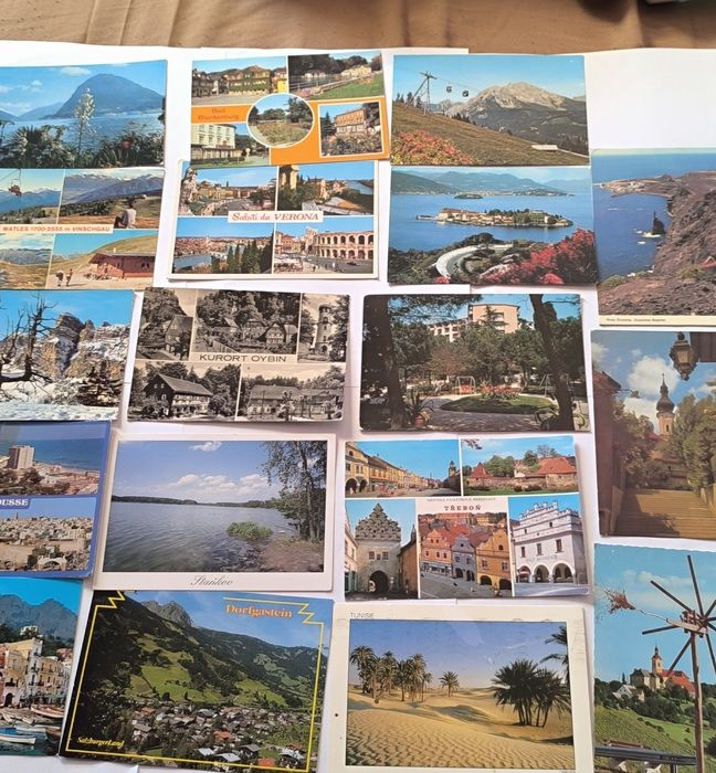 Stare kartki pocztowe kolekcja unikaty znaczki