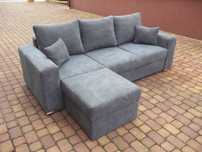 Sofa/kanapa+dostawiana pufa/narożnik-całość sprężyny bonell