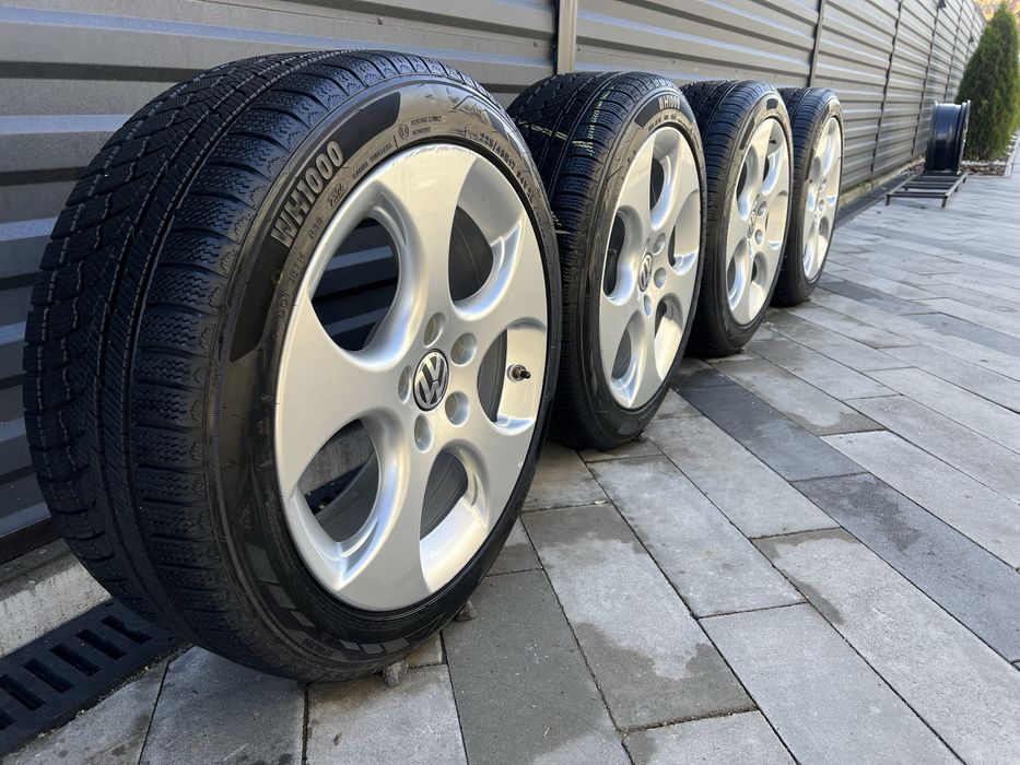 Диски і Шини 17R 5x112 7.5J ET51 DIA57.1 VW Golf GTI Denver Оригінал