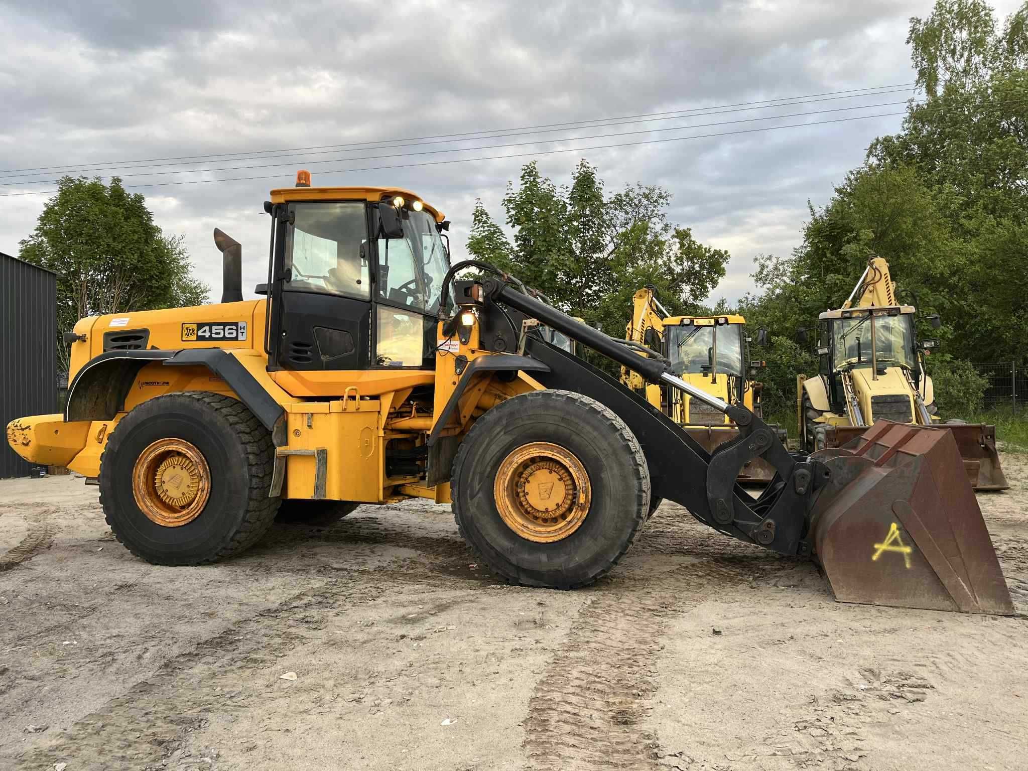 Ładowarka JCB 456 HT + Waga Szybkozłącze Sprowadzona Volvo L90 120 CAT