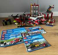 Lego City Straż Pożarna 60110+60108+60107+60213