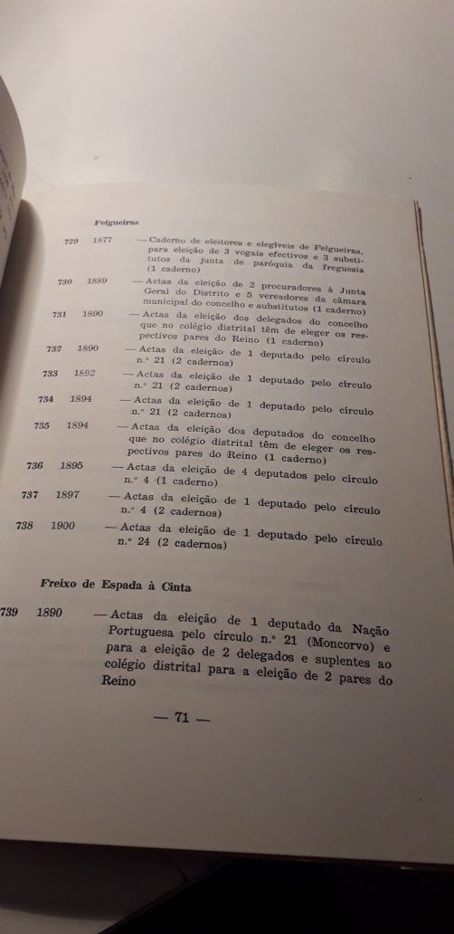 O Arquivo Municipal de Moncorvo (1982) Fernando de Sousa