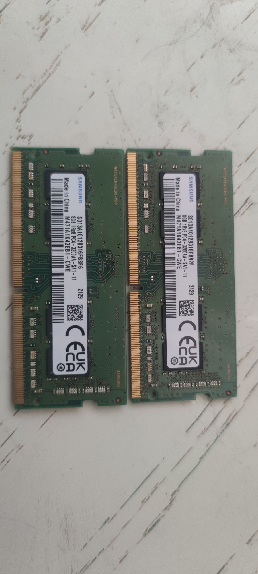 ОЗУ для ноутбука Samsung 8 GB SO-DIMM DDR4 3200 MHz -M471A1K43DB1