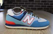 New Balance 574 skórzane męskie sneakersy 42,5 ( 27,2 cm)