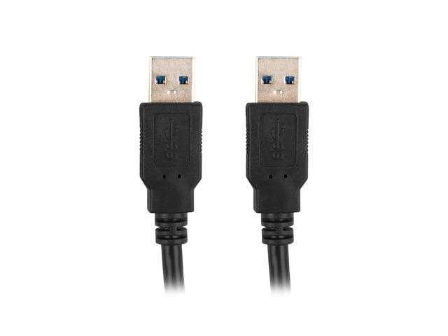 Kabel przewód USB 3.0 Lanberg CA-USBA-30CU-0018-BK 180cm