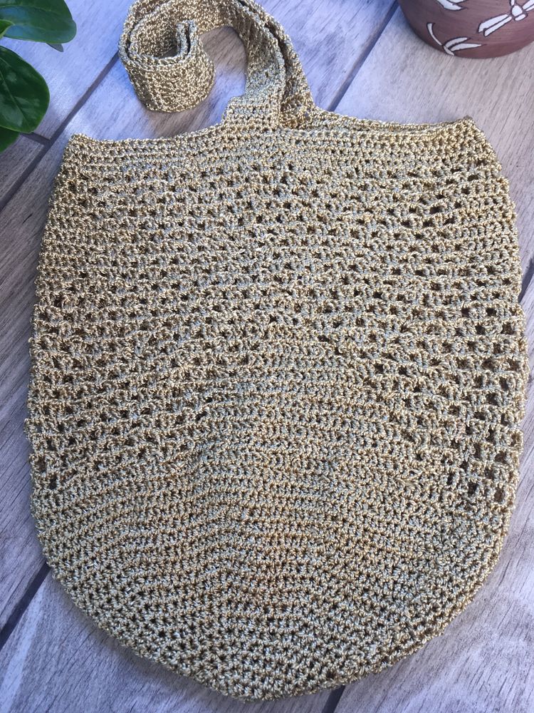 Shopperka torebka handmade Sand