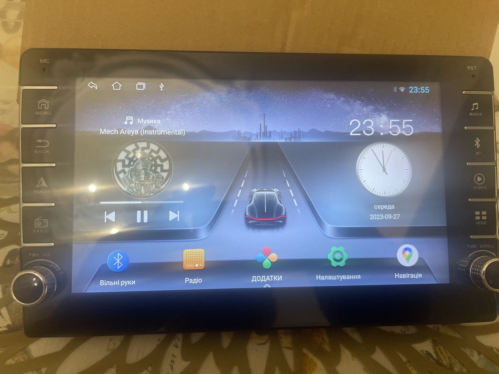 Магнітола 9” універсальна мультимедійна WIFI GPS на Android