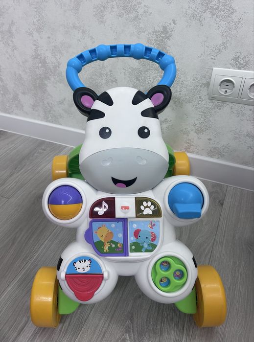 Інтерактивні ходунки зебра fisher price фішер прайс з коробкою