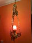 Wieczna Lampa wisząca na ścianę - lampa kościelna.