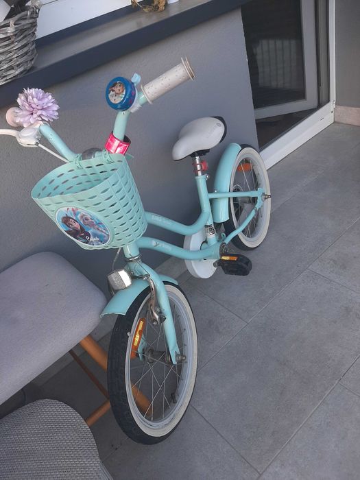 Rower miętowy dla dziewczynki 16 cali