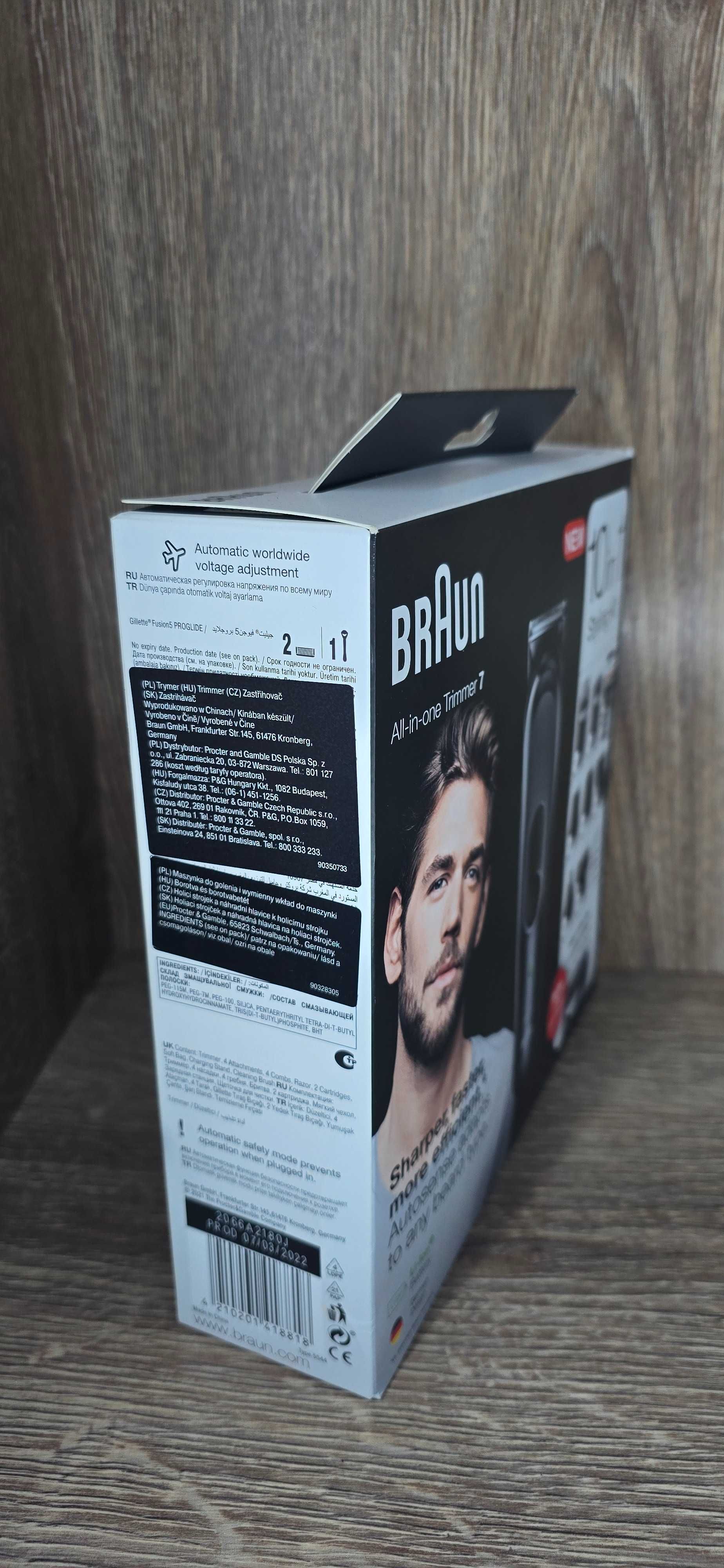 Trymer Braun All-in-one Trimmer 7 MGK7321 Pudełko Jak Nowe